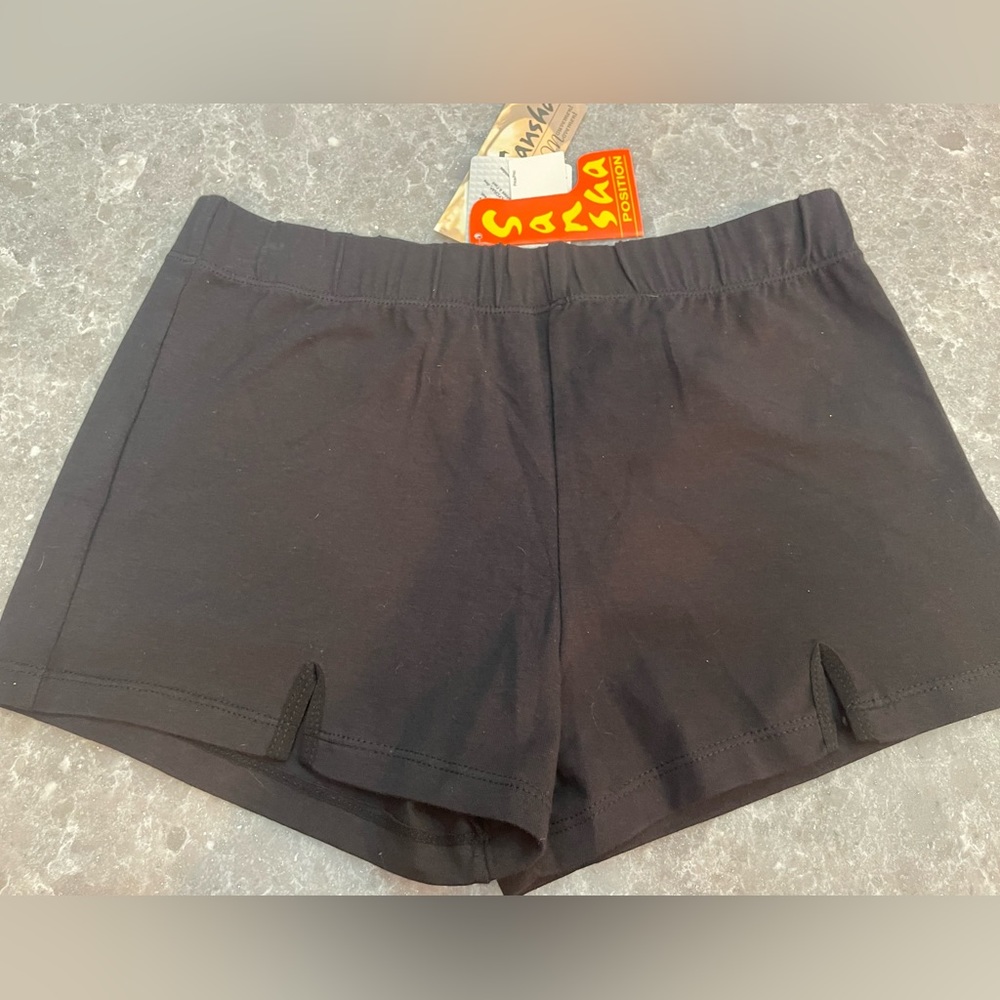 Black Dance Shorts- Adult Sizes-NWT
